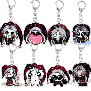 Acrylic Keychain – The Freak Circus, Bag Charm, Cartoon Pierrot & Harlequin Characters