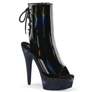 Pleaser Bejeweled-1018DM-6 Women's Platform Ankle Boot, All-Seasons Footwear