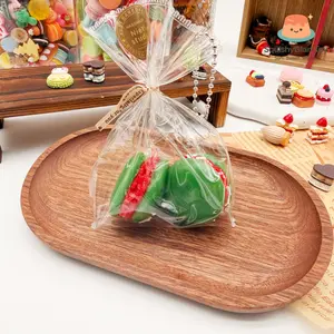 SquishyGlamToy Christmas Macaron Squishy Bag Holiday Macaron Set | Festive Red & Green | Candy Bag Style | Taba Squishy | Soft Slow Rising