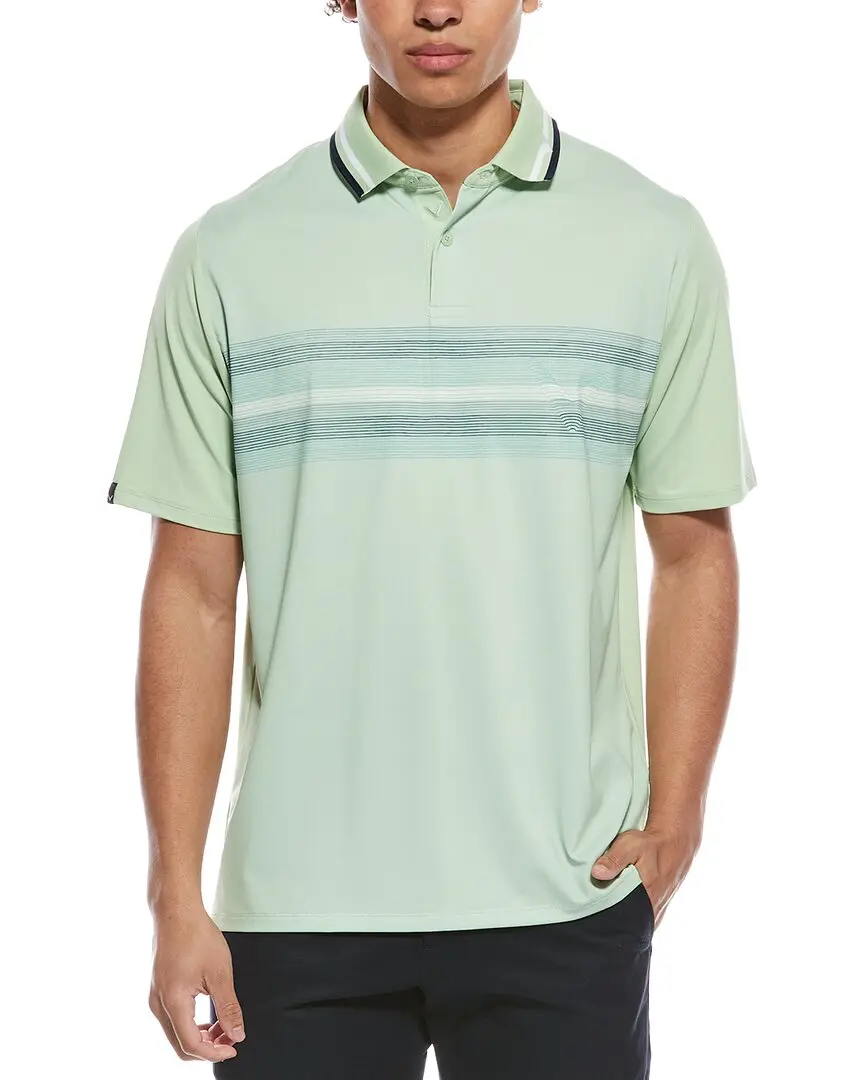 Callaway Engineered Roadmap Chevron Print Polo Shirt
