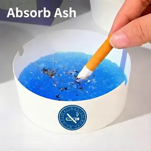 25 Pcs Disposable Paper Ashtrays Portable Thickened Ashtray With Ash Absorbing Balm Suitable for Offices Living Rooms Bedrooms