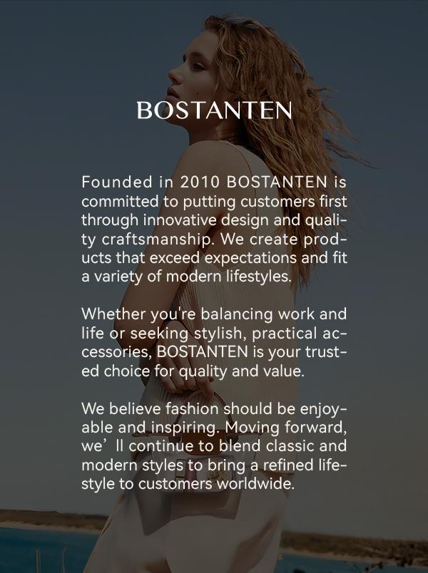 BOSTANTEN Clear Bag for Stadium Approved Small Crossbody Purse Handbags for Concerts Sports Events Leather