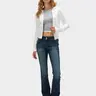 RSQ Womens Low Rise Double Button Bootcut Jeans