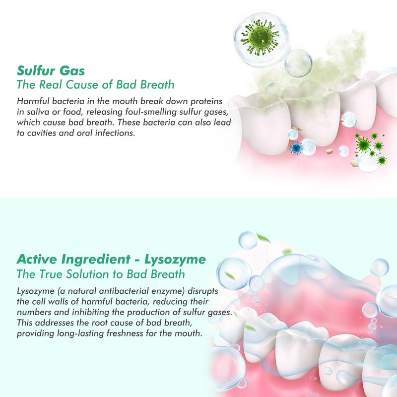 CEELIKE Mouthwash Value Set, Large Capacity, Travel-Friendly