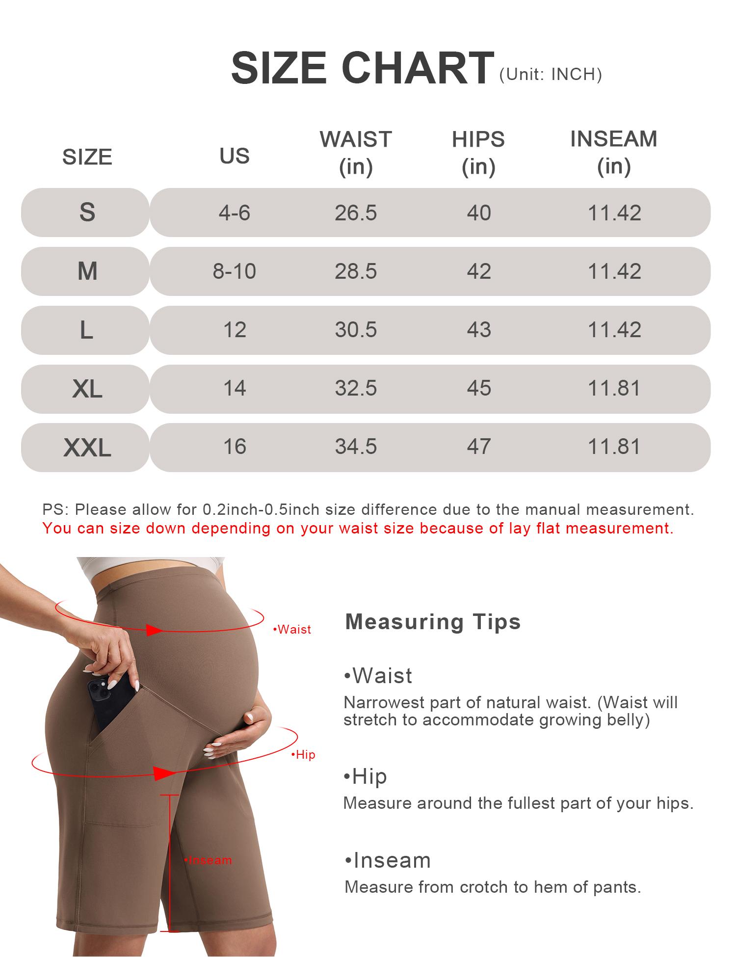 POSHDIVAH Women's Creamluxe Maternity Yoga Shorts with Pockets Pregnancy Workout Running Pants Clothes 6"/9"/12"
