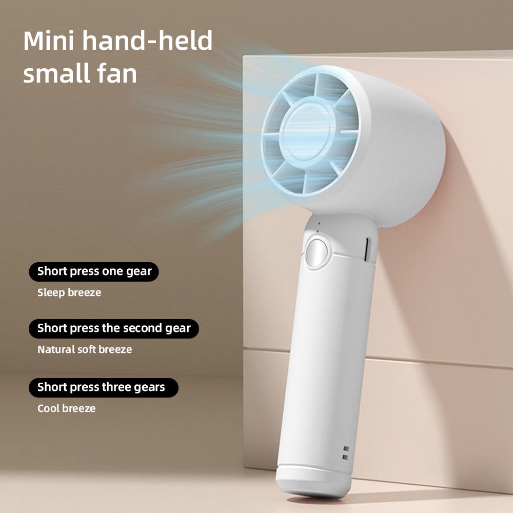 Electric Mini Fan Refrigeration Handheld Fan USB Rechargeable Portable Cooling Fan Air Cooler with Compact Design