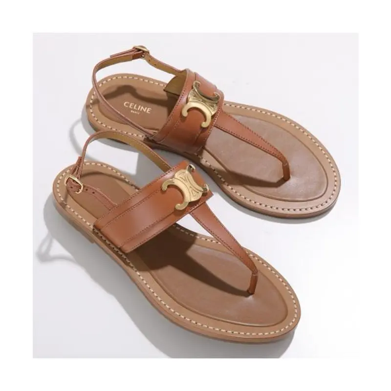 Celine Lympia Triomphe Thong Sandals - 41