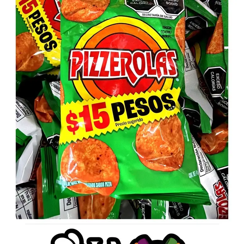 Retro Pizzerola Snack, Crispy Puffed Snack for Food & Beverages Enjoyment