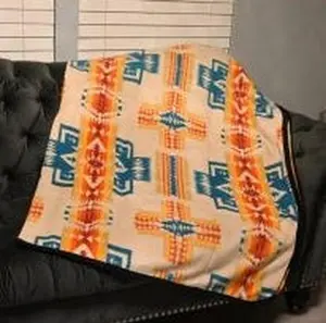 Native Print Fleece Blanket