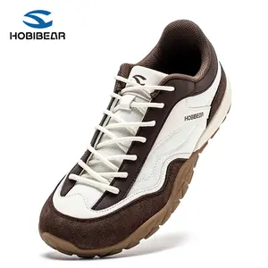 HOBIBEAR Men's Barefoot Closed Trainers - 0-Drop Wide Width Athletic Footwear, Sneaker for Walking, Running (All-Seasons Casual Runner Shoes)