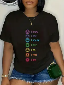 100% Cotton Chakra Alignment, Yoga, Meditation Spiritual T-Shirt