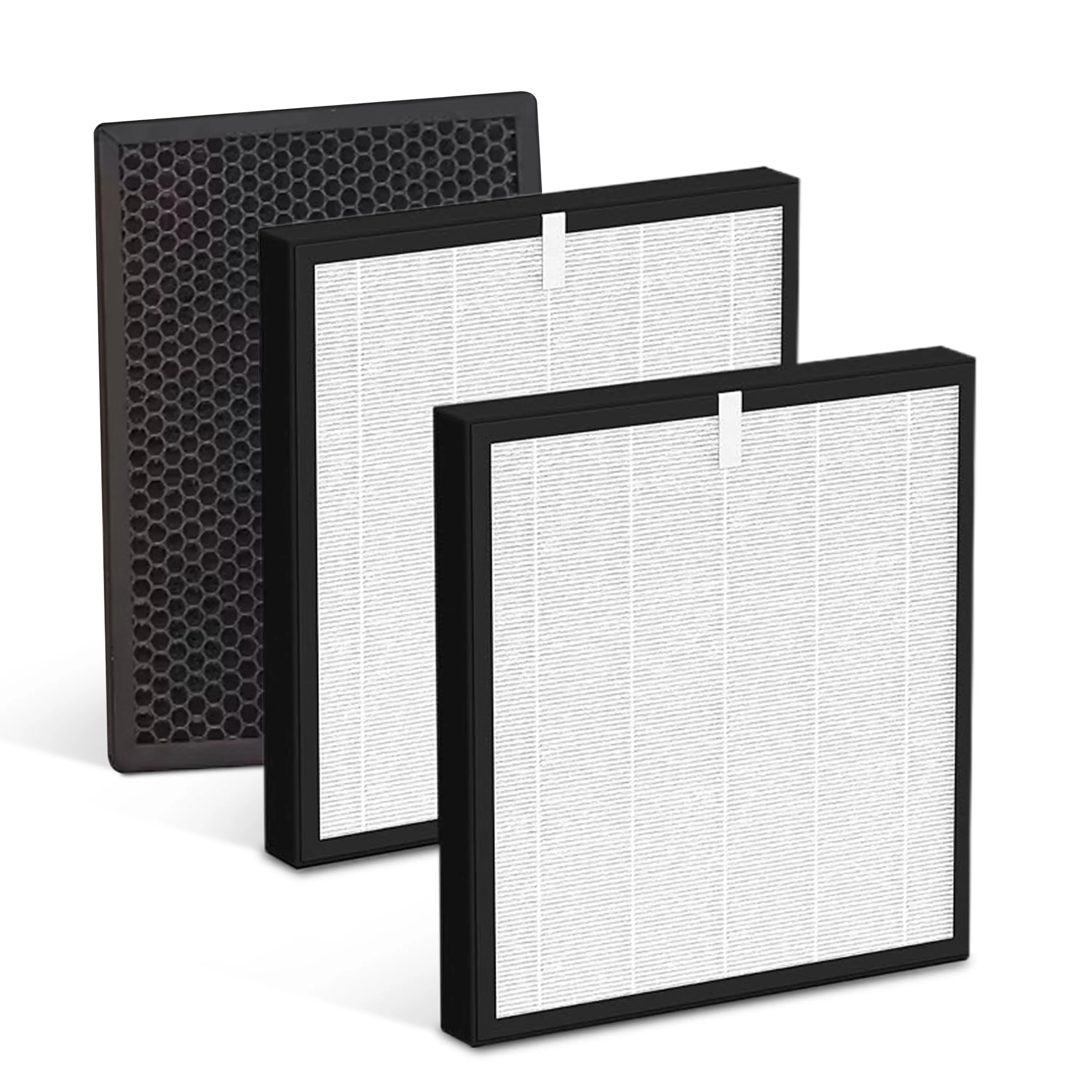 TZ-K2 Replacement Filter Compatible with ToLife Air Puri-Fier Filter TZ-K2-A, 3-in-1 H13 HEPA with Activated Carbon and Pre-Filter, 2 Pack