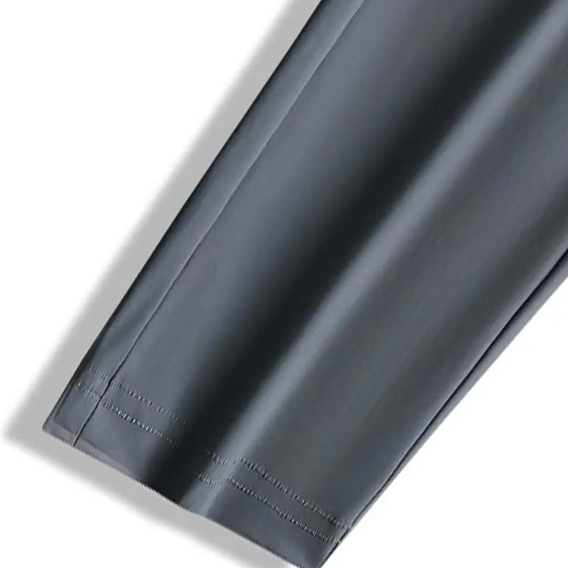 Men's three-piece jogger set, suitable for running, hiking, winter sports, and outdoor workouts; zippered casual pants, men's all-season loose lounge pants, casual jogger pants - plus size for extra comfort