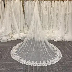 Custom-made veils: Cathedral length-ivory-clips Custom-made veils: Cathedral length-ivory-clips