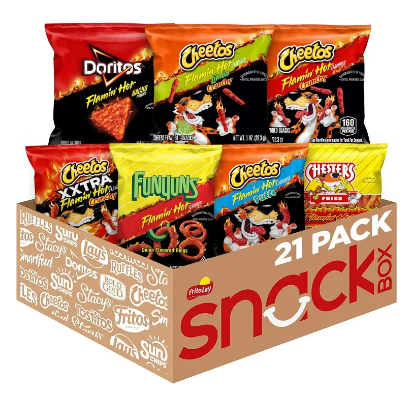 Frito-Lay Flamin' Hot Mix, Variety Pack (Pack of 21)