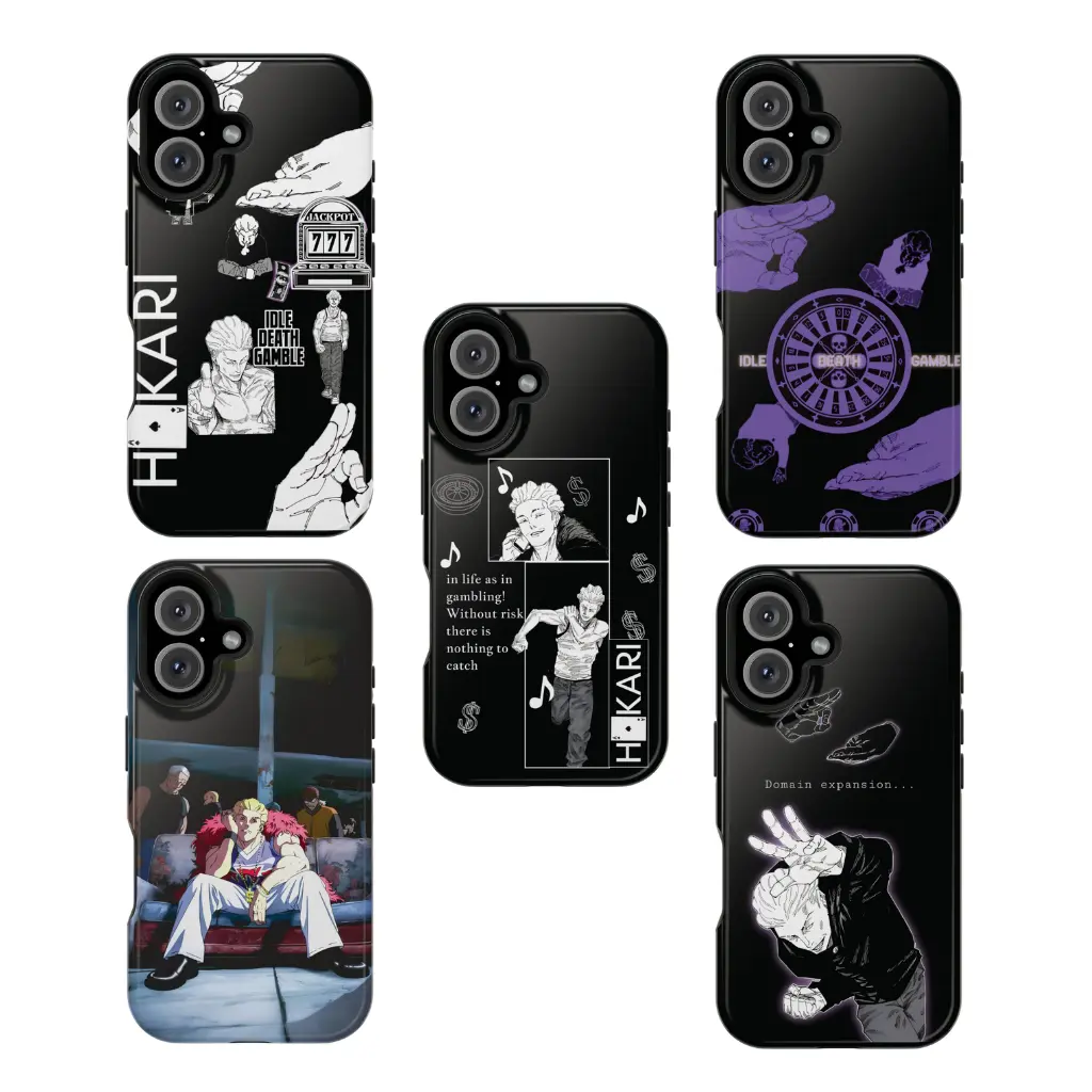 Gravitiq, Hakari Jujutsu Kaisen Anime Phone Case, Magnetic MagSafe Case For iPhone 11 To 17 Pro Max, Shockproof Protective Cover, Anti Scratch Tough Case, Anime Fan Gift