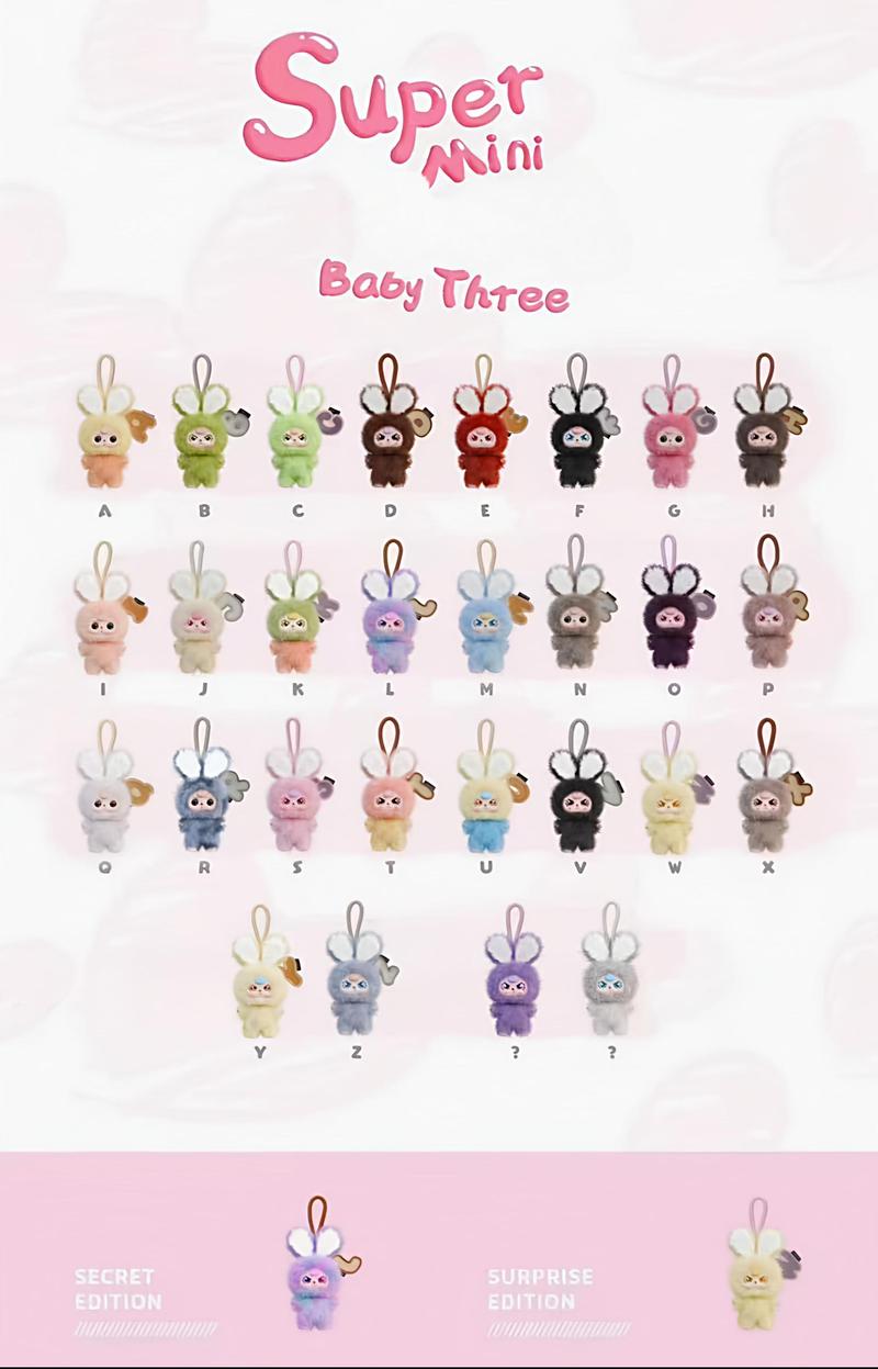 Baby Three Super Mini Bunny Blind Box