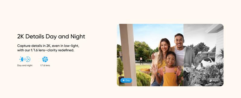 eufy Security Video Smart Lock E330, 3-in-1 Camera+Doorbell+Fingerprint Keyless Entry Door Lock, WiFi Door Lock,App Remote Control,2K HD,Doorbell Camera,No Monthly Fee｜Spingtok