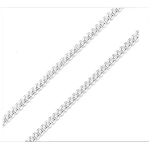 Solid 925 Sterling Silver Miami Cuban Link Chain Necklace 6mm, 22 in Made in Italy, Unisex, All Ages