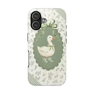 Cute Geese Phone Case – Goose Duck Mobile Phone Cover, Protective Tough Case for iPhone 11 12 13 14 15 16 17 Pro Max
