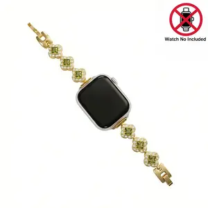 Leaf Style Slim Metal Bracelet for iWatch Band Only Business & Dressy Strap Compatible with Series 1-11 SE 1-3 38-46mm Women Watch Not Included #TikTokShopHolidayHaul