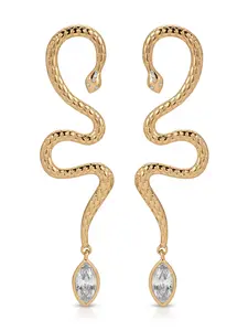 Serpentina Statement Snake Earring