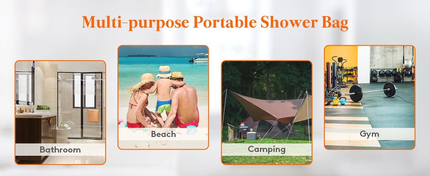 Lifewit Mesh Shower Caddy Portable Shower Tote Bag for College Dorm, Bathroom, Gym, Travel with 7 Storage Pockets for Bathroom Toiletry Essentials