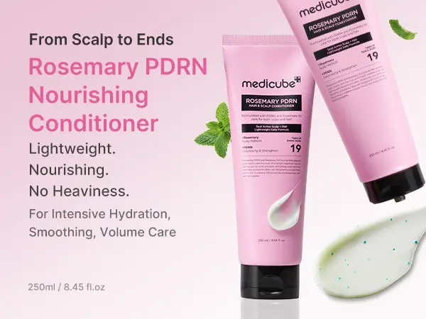 [NEW] [medicube] Rosemary PDRN Scalp-to-Hair Strengthening Care | 2-Step to 6-Step Full Routine Set | Hair Thinning Care for Dry & Oily, Damaged, Frizzy Hair, Oily Flaky-looking Scalp | Korea Hair Care