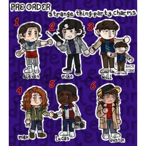 ST Party 2 inch Keychains - byler, lumax, mileven