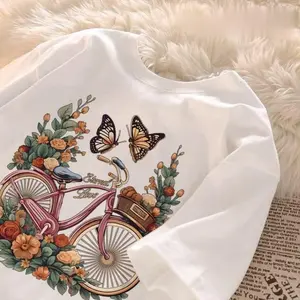 T-shirt For Men Women Korean Style Oversized Graphic  Simple Printed Round Neck  Cotton Fabric Top Womenswear Breathable Day Soft Thick Tshirt Summer  Streetwear Crewneck Casual Black Shortsleeve