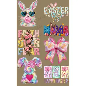 EASTER (4) PREMADE GANGSHEET - 22X36 DTF TRANSFERS - DIRECT TO FILM