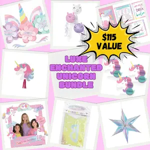 Luxe Enchanted Unicorn Party Bundle