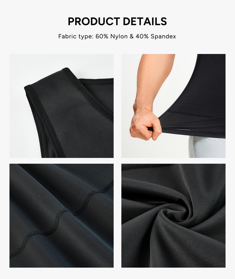 【Nebility】 Men’s Silky Soft Compression Shapewear Tank, Slimming Body Shaper Vest with Waist & Chest Support, Stretchy, Odor-Resistant, Breathable Muscle Tank for Daily Comfort, Menswear, Tanktop 【Nebility】 Men’s Silky Soft Compression Shapewear Tank, Slimming Body Shaper Vest with Waist & Chest Support, Stretchy, Odor-Resistant, Breathable Muscle Tank for Daily Comfort, Menswear, Tanktop