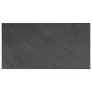 Smart Tiles Blok Slate 22.56"x11.58" 2PC Peel & Stick Wallpaper Modern, Slate