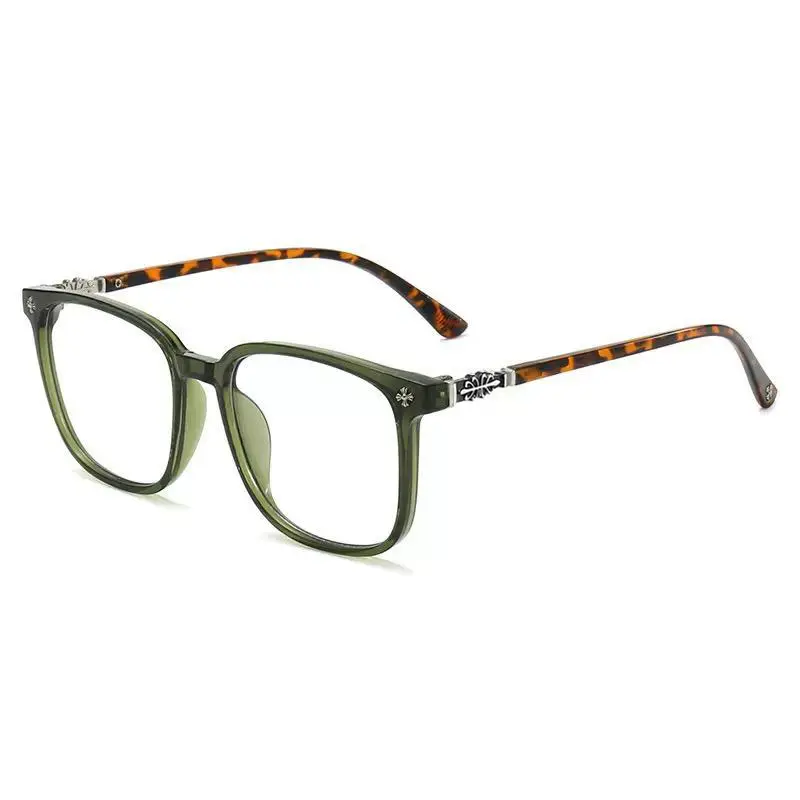 Ferrberty x Lyrasses Acetate Art Deco Tortoiseshell Brown Square Blue Light Glasses - Anti-Eye Strain Ergonomic Unisex Statement Frame Glasses for Adults, Women's Accessories, Tempered Photochromic Lenses, UV400 Shield, Curated Zoom, 2026 Graduation Gift,