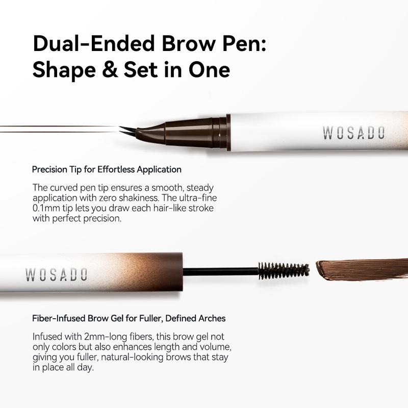 WOSADO DUAL-ENDED NATURAL BROW SCYLPTING PENCIL