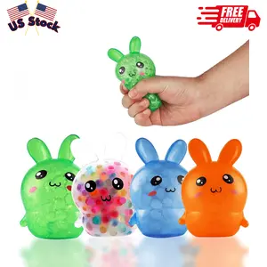 Easter Basket Stuffers, 4 Pack Squishy Easter Bunny