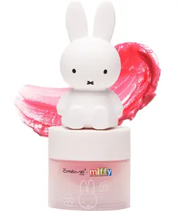 The Crème Shop Miffy Tinted Lip Balm with adorable Miffy cap, with Hyaluronic Acid and Murumuru to moisturize, soften and visibly improve chapped or dry lips - Rare Rose