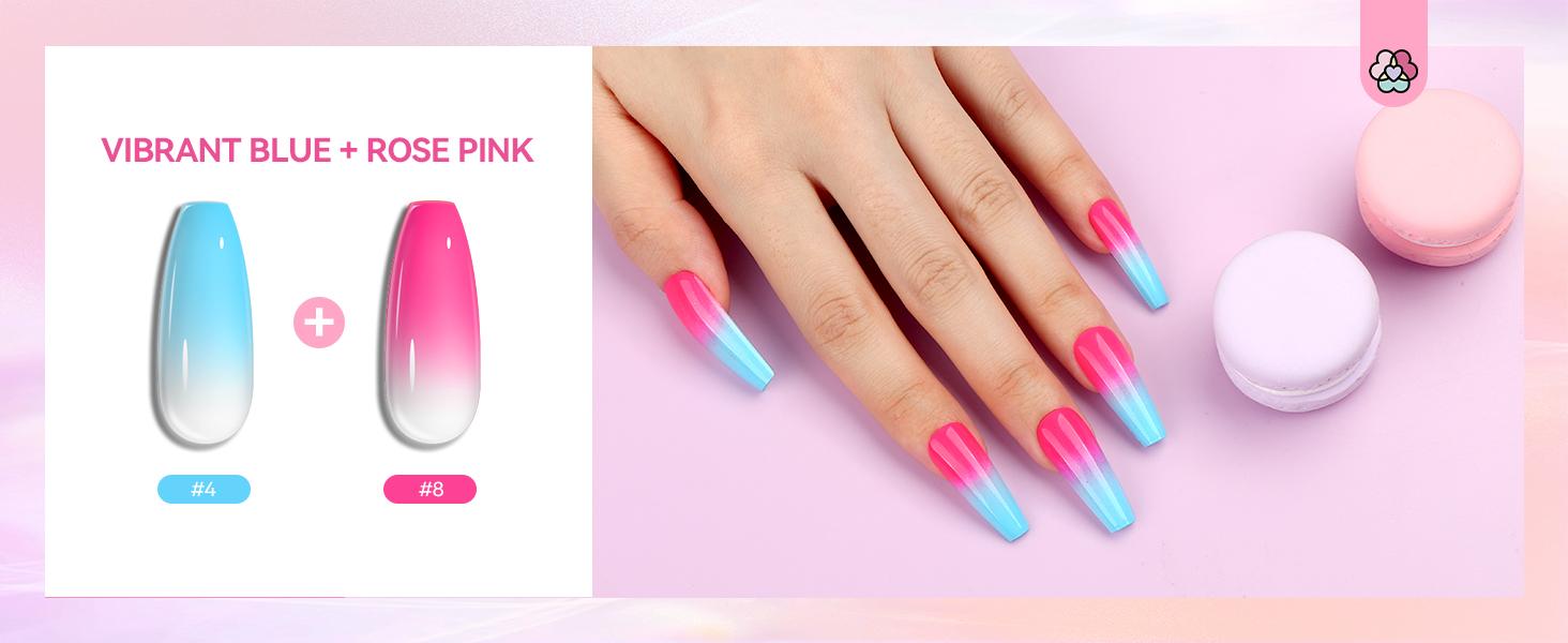 SAVILAND 12 Vitality Colors Airbrush Gel Nail Polish Set with Fine Mist for Color Spray - Nail Art Design Matte Nail Care Christmas Gift