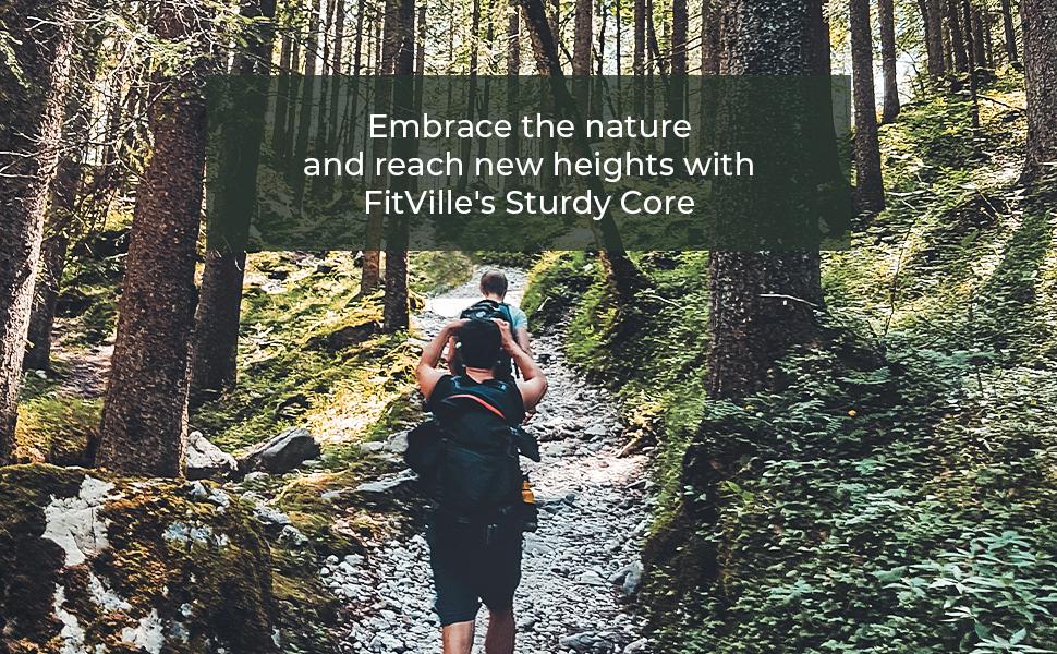 FitVille Men's Low-Top Sturdy Core Shoes outdoor shoes athletic shoes Slip Resistant Footwear Runner Casual Sneakers Outdoorfun Fathersdaygift Trail Running Versatile Running SpringStatements