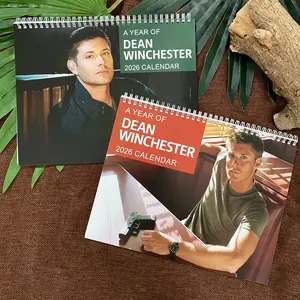 New Supernatural 2026 Calendar, Supernatural Dean Winchester Wall Calendar