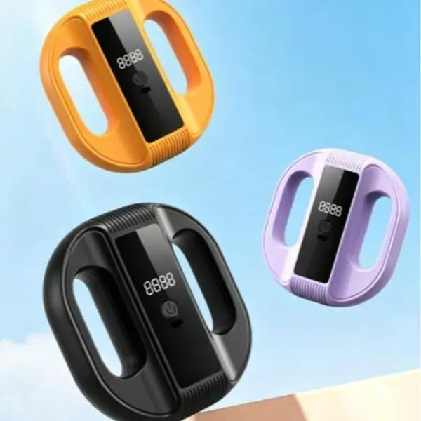 Cordless Fascial Ring Vibratory Back Massager - Portable Wireless Fitness Device with Adjustable Strap, 6-Pattern Pulses, Relax Tense Muscles After Workouts, Ideal Gift for Men & Women