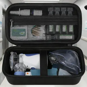 Black Travel Case for Portable Handheld Mesh Nebulizer - Fits Adult & Kids Asthma Inhalers, Spacer Holder for On-the-Go Use