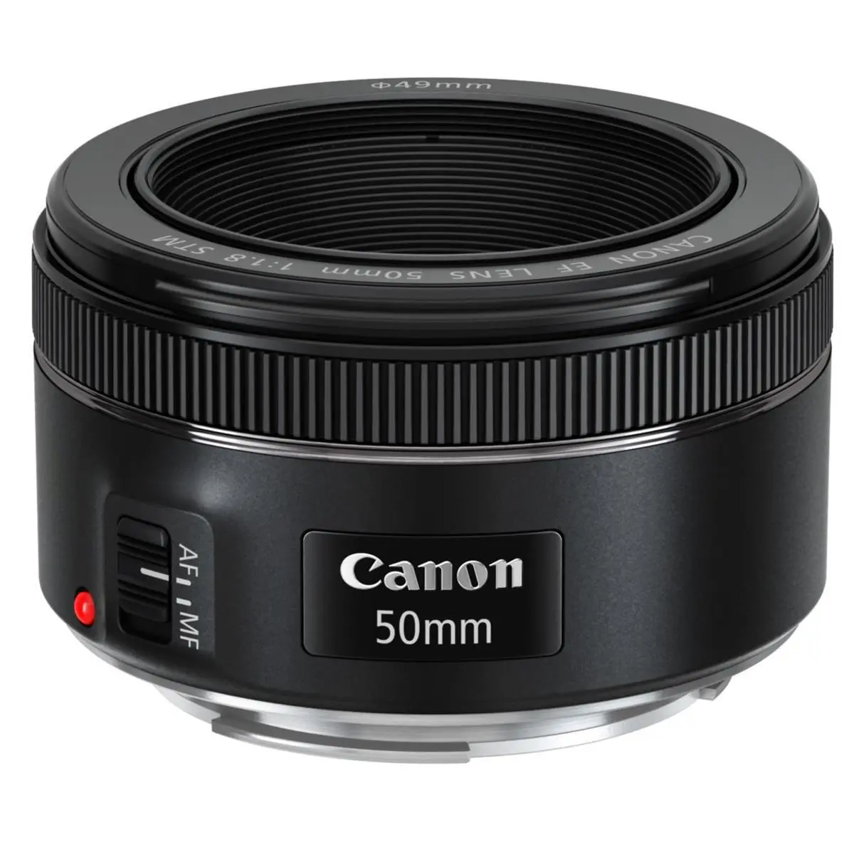 Canon EF 50mm f/1.8 STM Single Lens - Full Frame, High Detail, 7-Blade, Metal Mount, Fast-Aperture STM Autofocus Lens for DSLR Cameras