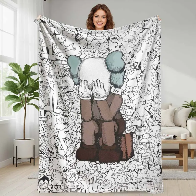 希少！クマLIMITED NAP BLANKET / KASHBEAR完売レア kaws tapestry blanket - TikTok Shop