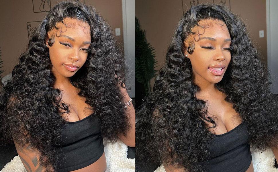 【NEW IN】Lemoda Burmese Loose Deep Wave Curly Virgin Human Hair Bundles Loose Deep Wave Curly 100% Unprocessed Raw Human Hair Extensions Top Qanlity Hair Weave 3 Bundles Full and Thick