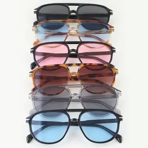 Modern Round Aviator Sunglasses