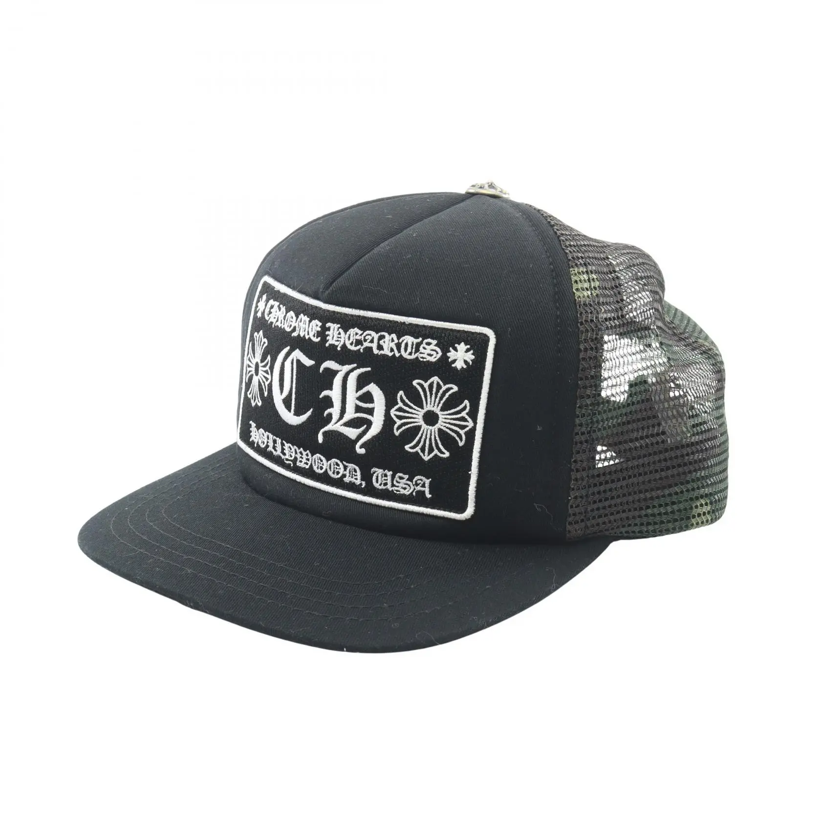 Pre-owned Chrome Hearts Cotton Small Leather Goods Cap