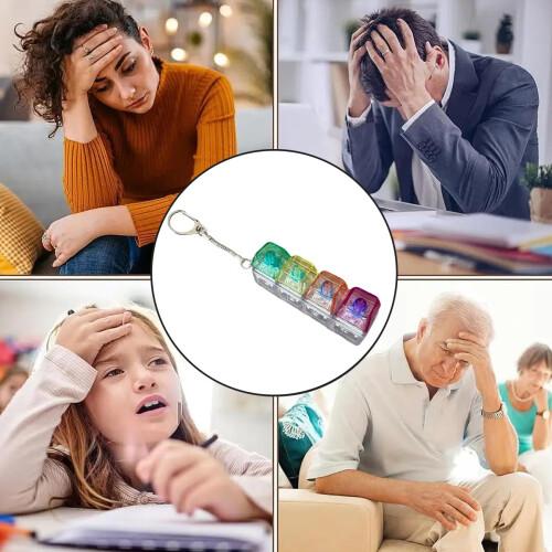 4PCS Keyboard Fidget Clicker Keychain Toy, Clear Mechanical Button Finger Fidget for ADHD, Anxiety & Autism, Addictive Stress Relief Desk Toy, Fun Gift for Friends, Teens & Adults 4PCS Keyboard Fidget Clicker Keychain Toy, Clear Mechanical Button Finger Fidget for ADHD, Anxiety & Autism, Addictive Stress Relief Desk Toy, Fun Gift for Friends, Teens & Adults