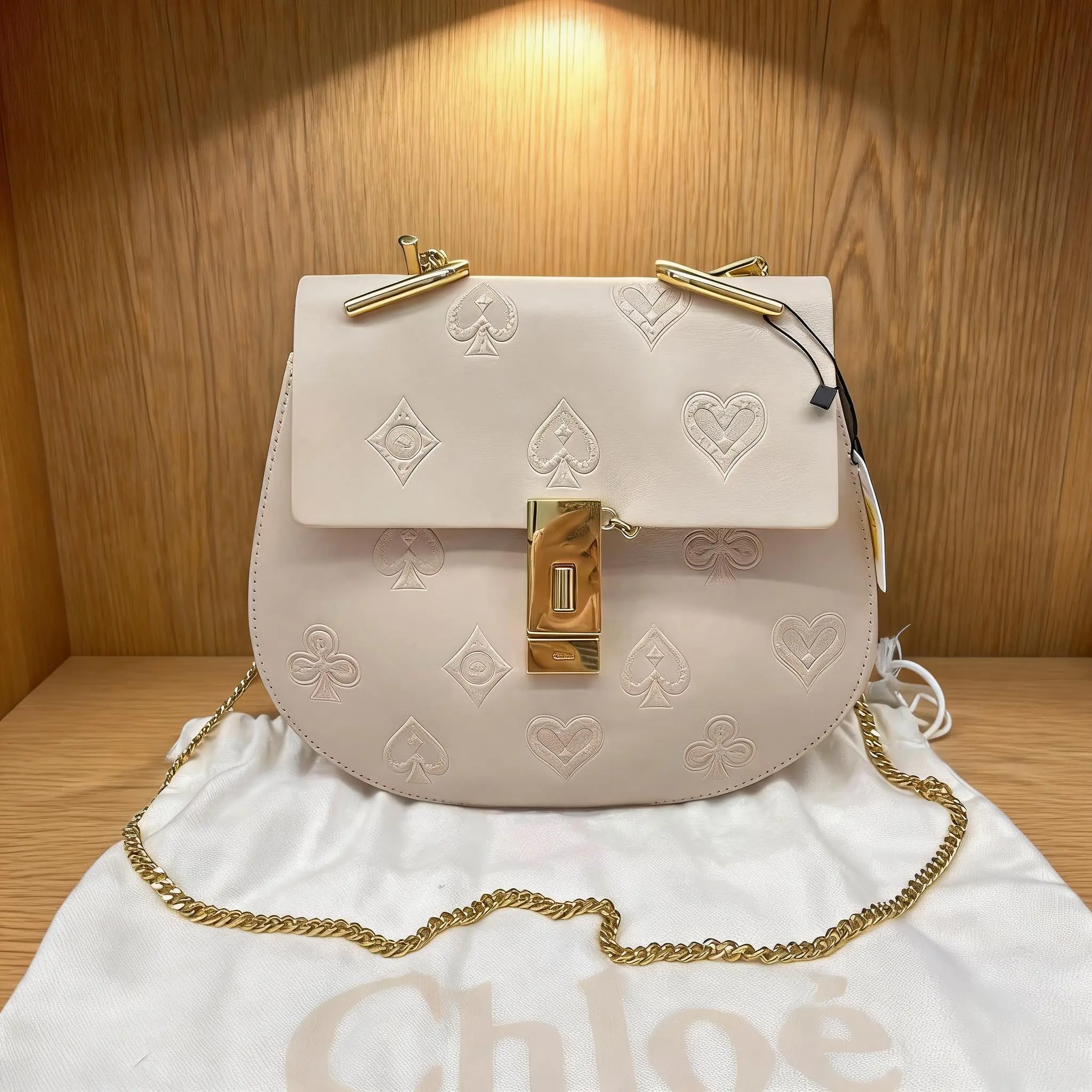 Pre-owned Chloé Chloe Leather Shoulder Bag C0808070517